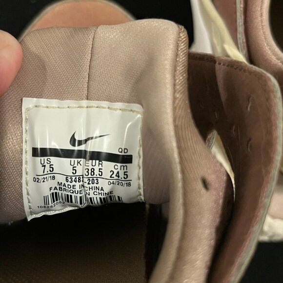 Girls Nike Huarache Run Pink Shoes, Size 7.5 - Picture 5 of 6